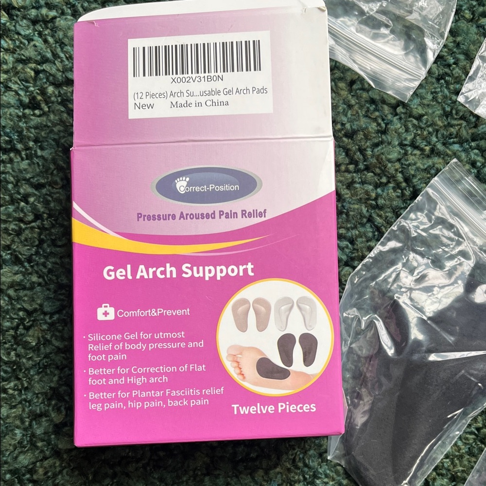 Gel Arch Support - Purple